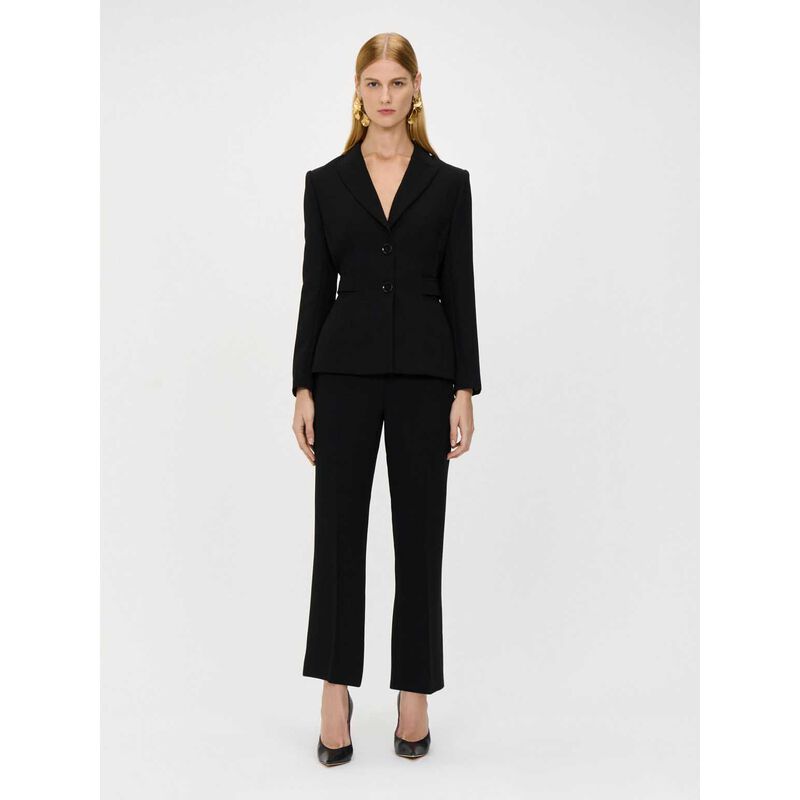 Veronika Maine Double Weave Belted Blazer image number 3